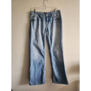 Cowgirl Up Jeans Women's Light Wash Boot Cut sz 10